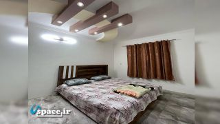 نمای اتاق خواب ویلای سه خوابه دارای استخر و آتشکده - محمودآباد